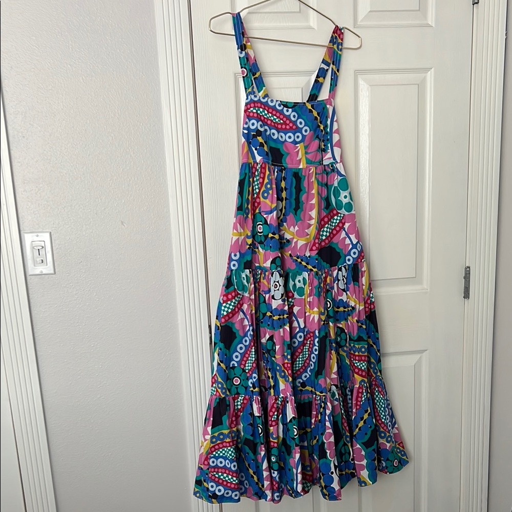 J Crew Ratti Kaleidoscope apron maxi dress - Picture 3 of 6